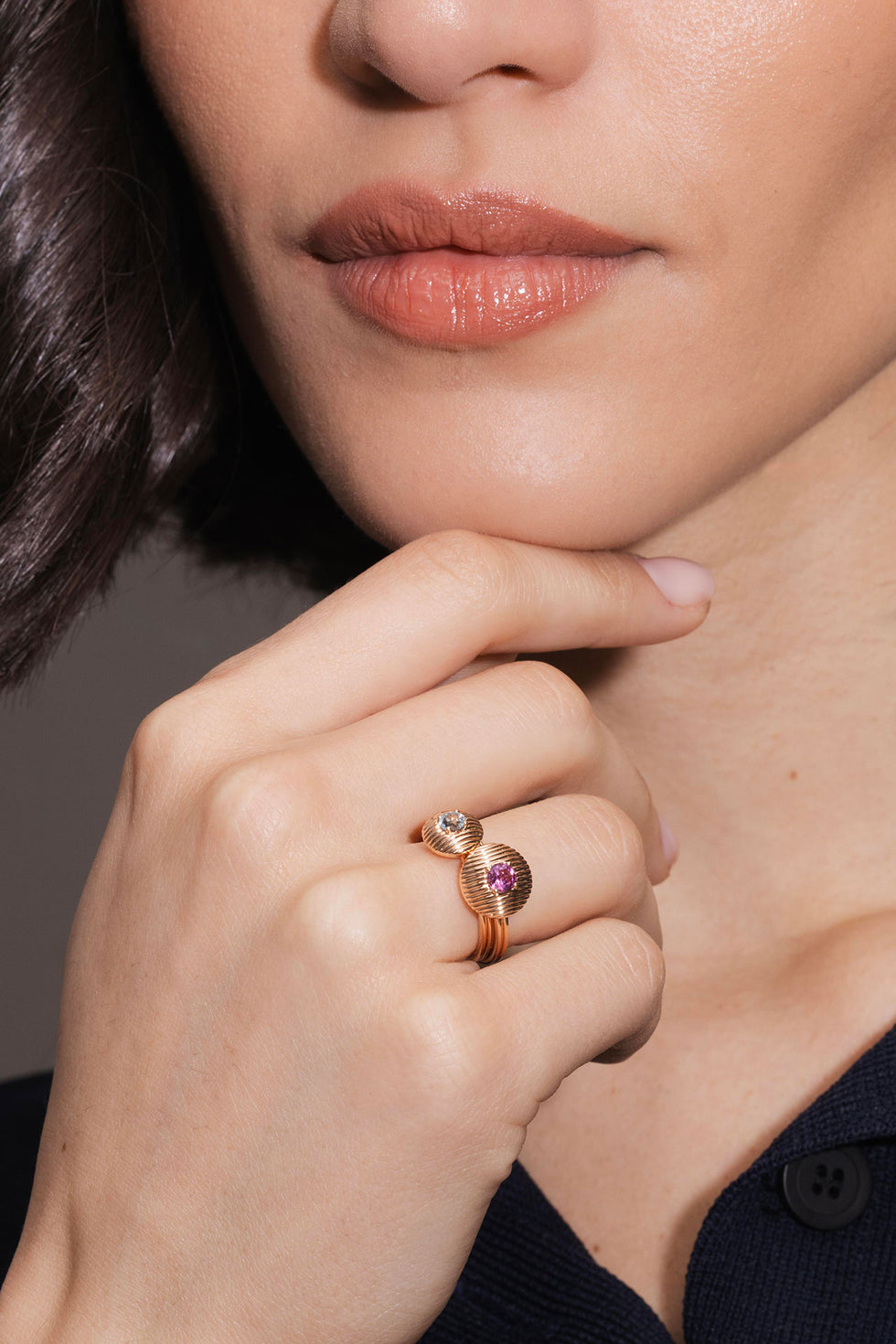 Aura Ring - Pink Tourmaline
