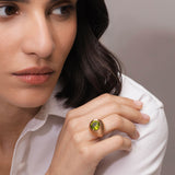 Aura Chevalière Bague - Peridot