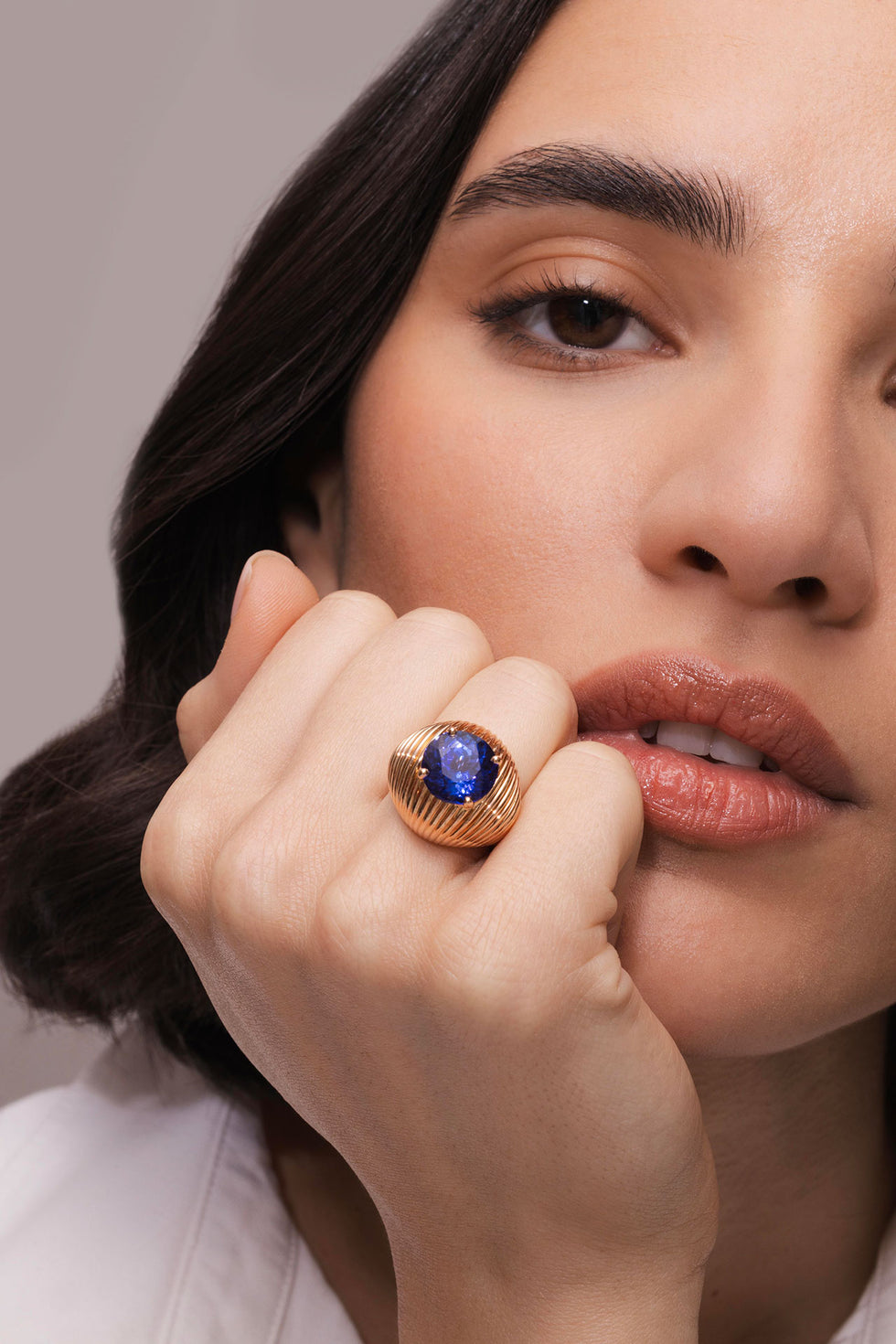 Aura Pinky Ring - Tanzanite