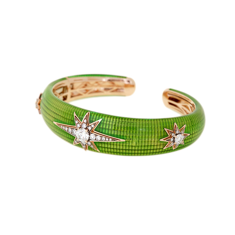 Aïda Kiwi Bracelet - Diamonds
