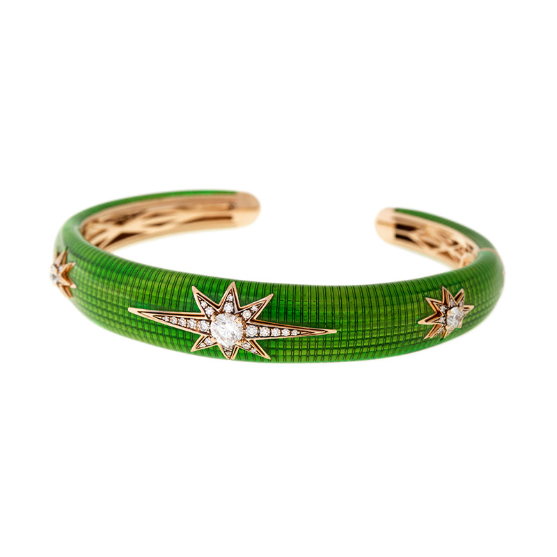 Aïda Kiwi Bracelet - Diamonds