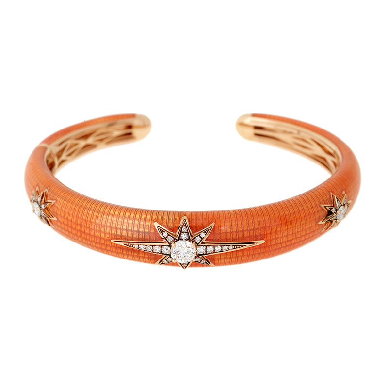 Aïda Orange Bracelet - Diamonds