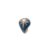 Aïda Sky Blue Pinky Ring - Diamonds