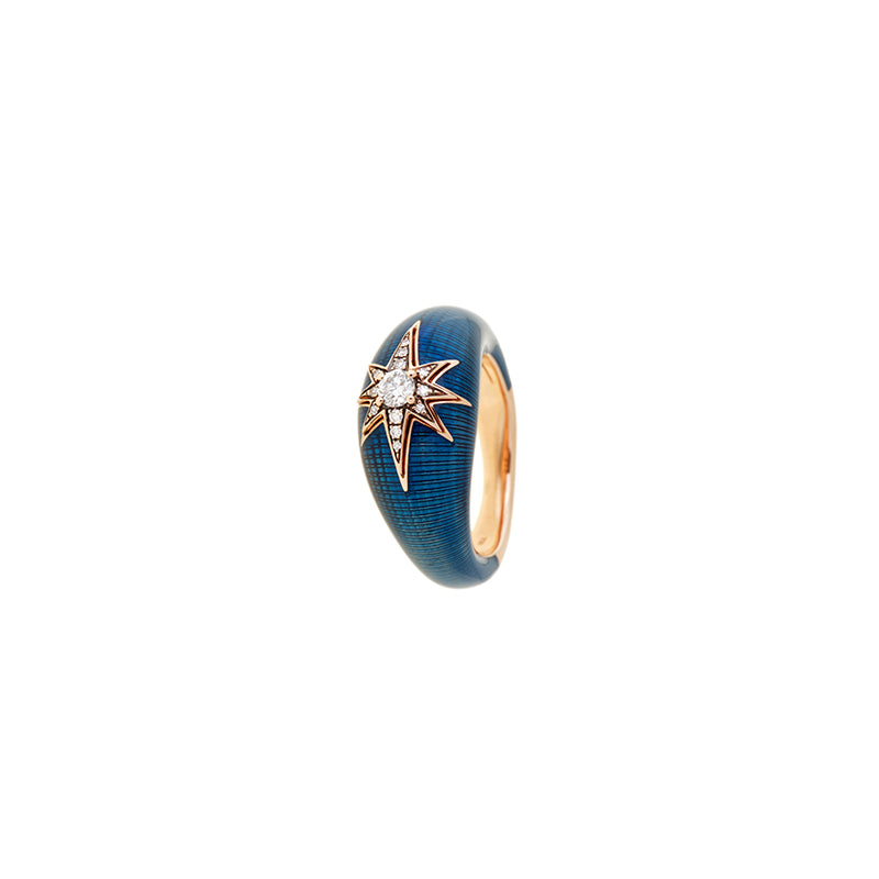 Aïda Sky Blue Ring - Diamonds