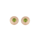Aura Boucle D'oreilles - Peridots - Diamants