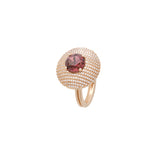 Aura Bague - Tourmaline Rose - Diamants