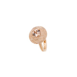 Aura Ring - Morganite - Diamonds