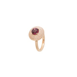 Aura Ring - Rhodolite - Diamonds
