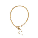 Basilik Necklace - Brown Diamonds