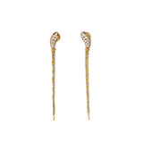 Basilik Earrings - Diamonds - Blue Sapphires