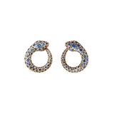 Boucles d'oreilles Basilik - Saphirs Bleus- Spinelles