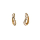 Basilik Earrings - Diamonds