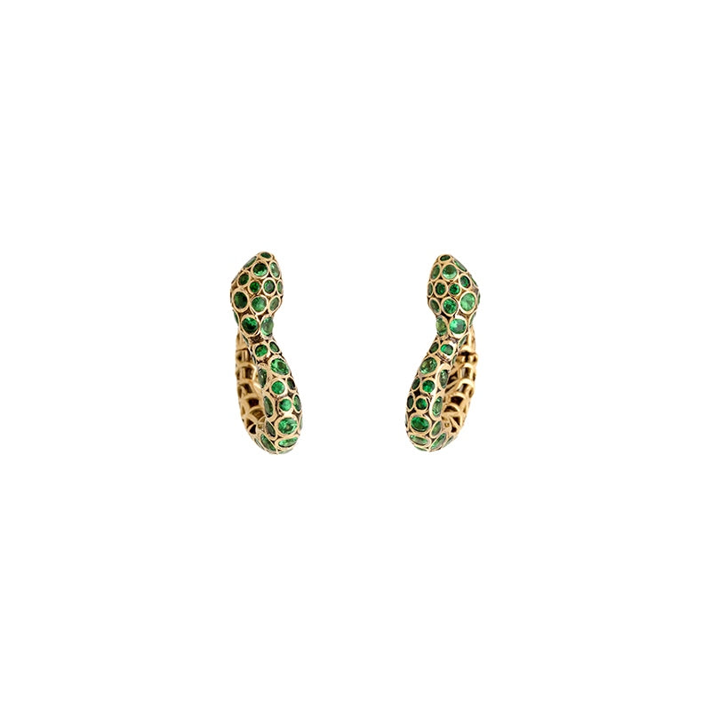 Basilik Boucles d'oreilles - Tsavorites