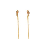 Basilik Earrings - Yellow & Orange Sapphires