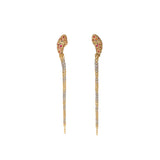 Basilik Earrings - Yellow & Orange Sapphires - Spinels