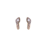 Basilik Earrings - Brown Diamonds