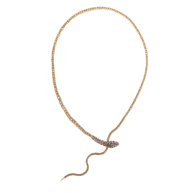 Basilik Necklace - Blue Sapphires