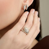 Basilik Earrings - Diamonds