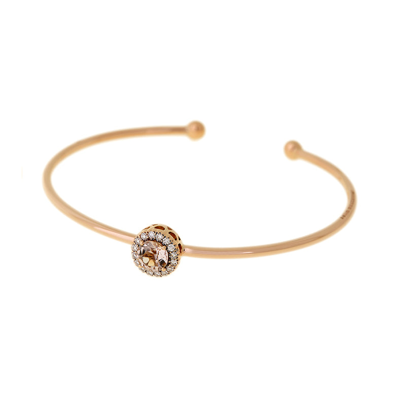 Beirut Bracelet - Morganite - Diamonds