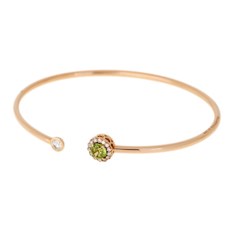 Beirut Bracelet - Peridot - Diamonds