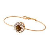 Beirut Rosace Bracelet - Brown Tourmaline - Diamonds