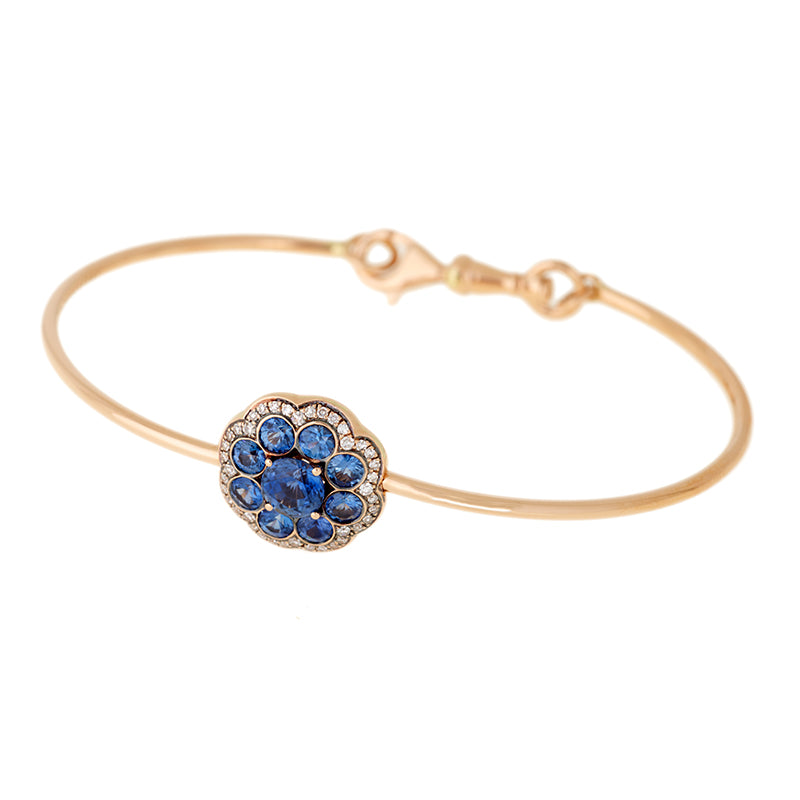 Beirut Rosace Bracelet - Sapphires - Diamonds