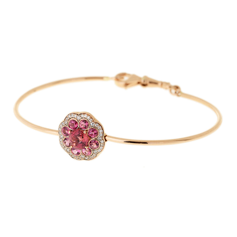 Beirut Rosace Bracelet - Tourmalines - Diamonds