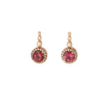 Beirut boucles d'oreilles - Tourmalines Roses - Diamants