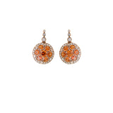 Beirut Earrings - Sapphires - Spessartines - Diamonds