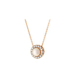 Beirut Pendant - Pearl - Diamonds