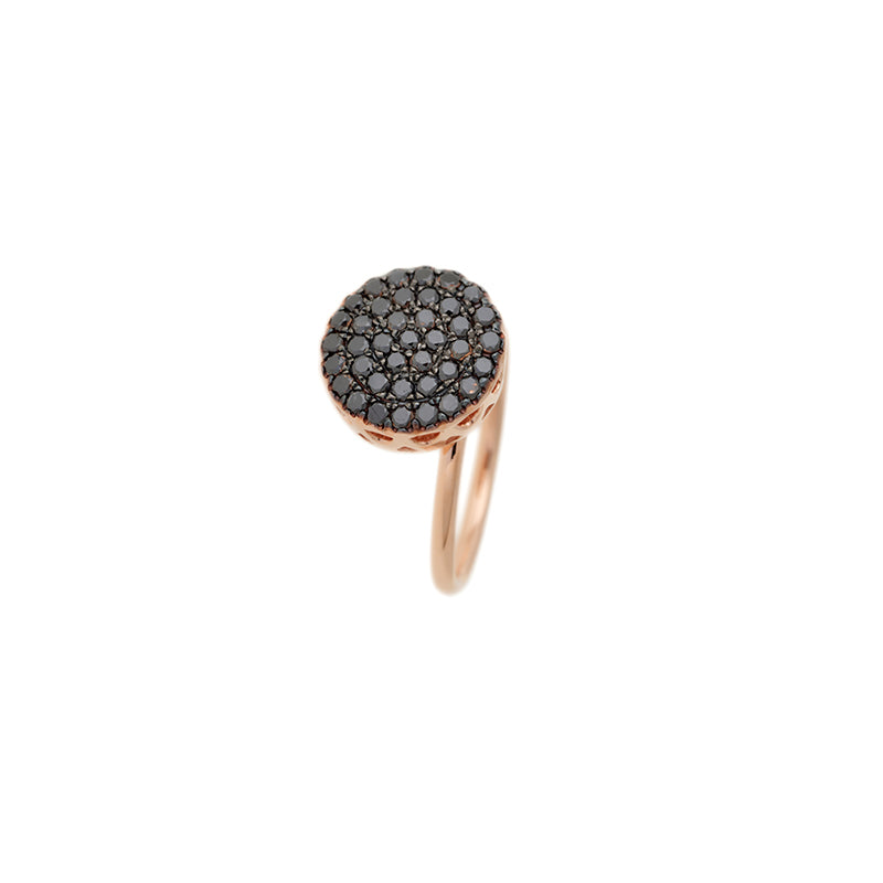 Beirut Bague Pavé - Diamants noirs