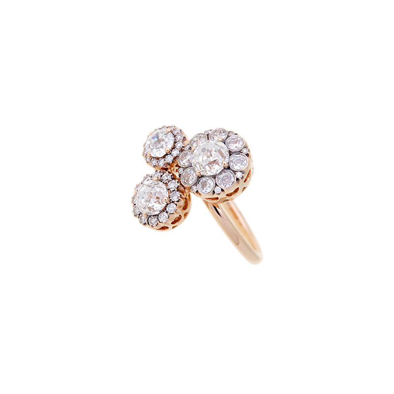 Beirut Rosace Ring - Diamonds