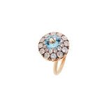 Beirut Ring - Aquamarine - Diamonds