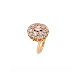 Beirut Rosace Ring - Morganites- Diamonds