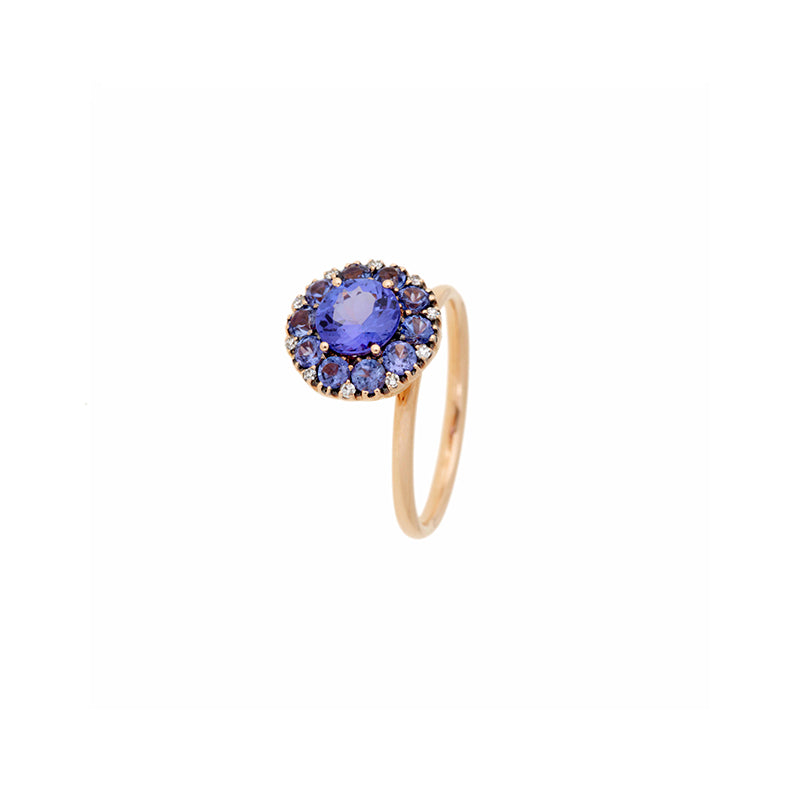 Beirut Circle Bague - Tanzanites - Diamants