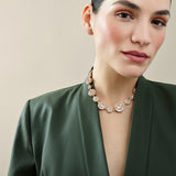 Beirut Rosace Necklace - Morganites - Diamonds