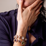 Beirut Rosace Bracelet - Pearls - Diamonds