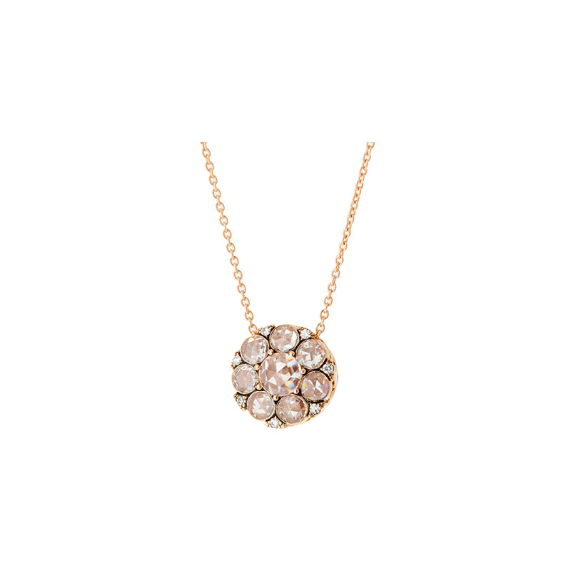 Beirut Rosace Pendant - Diamonds