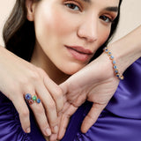 Beirut Bracelet - Tanzanites - Diamants