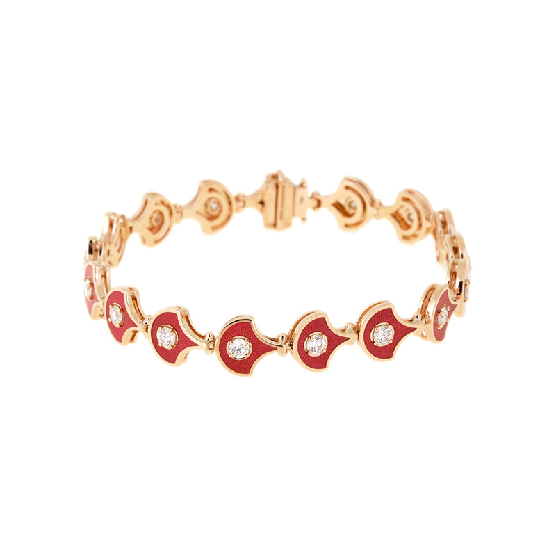 Fish For Love Scales Red Snapper Bracelet - Diamonds