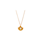 Fish For Love Jaune Pendentif - Diamants