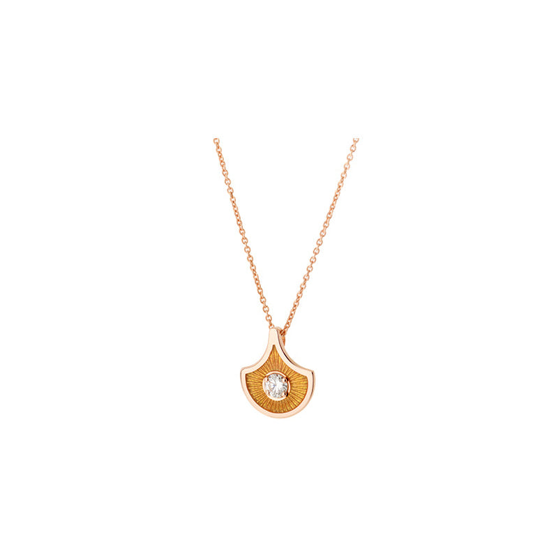 Fish For Love Orange Pendentif - Diamant