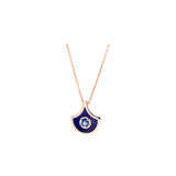 Fish For Love Scale Navy Blue Pendant - Blue Sapphire