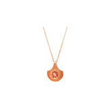 Fish For Love Scale Orange Pendant - Orange Sapphire