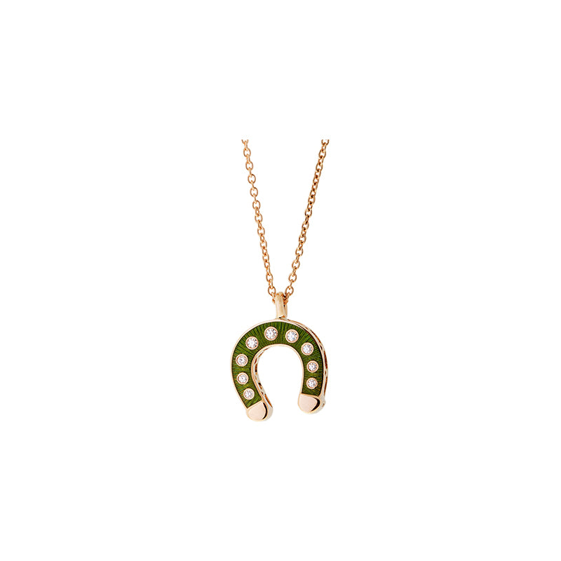 Fortune Kiwi Pendant - Diamonds