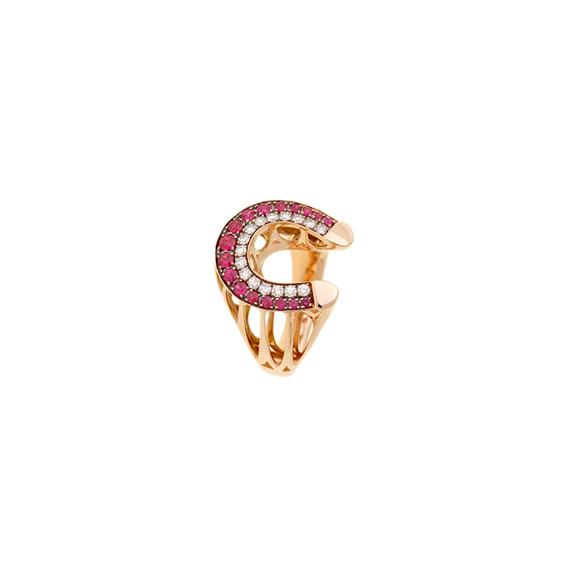 Fortune Ring - Rubies - Diamonds