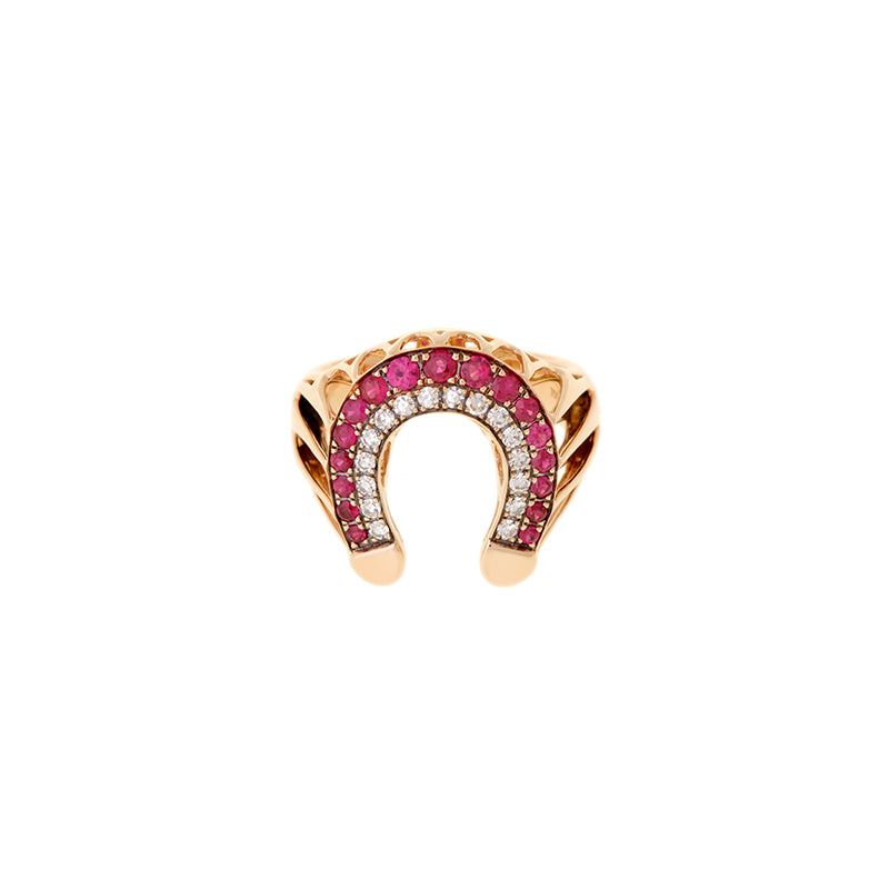 Fortune Ring - Rubies - Diamonds