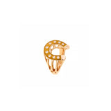 Fortune Yellow Pinky Ring - Diamonds