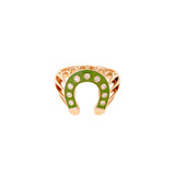 Fortune Kiwi Pinky Ring - Diamonds