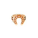 Fortune Orange Chevalière Bague - Diamants